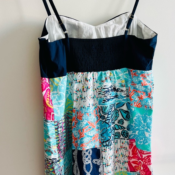 (Sold) Lilly Pulitzer Patchwork Summer Dress, NWOT - Picture 3 of 4